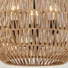 Suspension Casablanca Bronze et marron 3x60W ELSTEAD LIGHTING QZ-CASABLANCA-3P-PBZ