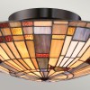 Plafonnier Inglenook Bronze et multicolore 2x60W ELSTEAD LIGHTING QZ-INGLENOOK-F-SMALL