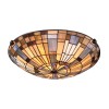 Plafonnier Inglenook Bronze et multicolore 2x60W ELSTEAD LIGHTING QZ-INGLENOOK-F-SMALL