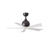 Ventilateur de Plafond Design Irene 106cm Bronze Blanc ATLAS FAN IR5-TB-MWH-42