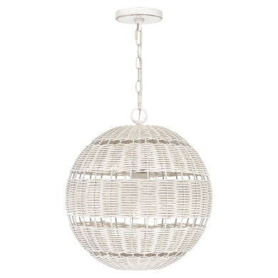 Suspension Lindendale Blanc 60W ELSTEAD LIGHTING QZ-LINDENDALE-P-AWH
