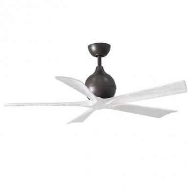 Ventilateur Plafonnier Moderne Irene 132cm Bronze Blanc ATLAS FAN IR5-TB-MWH-52