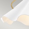 Suspension Mejia Laiton et blanc 60W ELSTEAD LIGHTING QZ-MEJIA-1P-S-AB