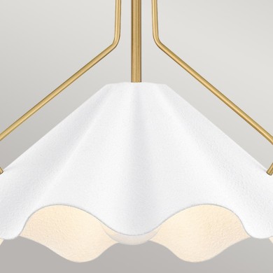 Suspension Mejia Laiton et blanc 60W ELSTEAD LIGHTING QZ-MEJIA-1P-S-AB
