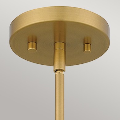 Suspension Mejia Laiton et blanc 60W ELSTEAD LIGHTING QZ-MEJIA-1P-S-AB