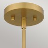 Suspension Mejia Laiton et blanc 60W ELSTEAD LIGHTING QZ-MEJIA-1P-S-AB