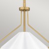 Suspension Mejia Laiton et blanc 60W ELSTEAD LIGHTING QZ-MEJIA-1P-S-AB