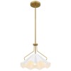 Suspension Mejia Laiton et blanc 60W ELSTEAD LIGHTING QZ-MEJIA-1P-S-AB