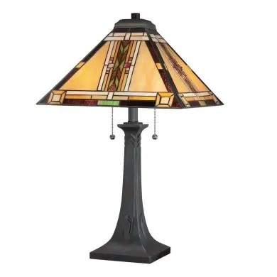 Lampe Navajo Bronze, multicolore 2x60W ELSTEAD LIGHTING QZ-NAVAJO-TL-VB