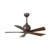 Ventilateur de plafond Irene-5 106cm Bronze Noyer ATLAS FAN IR5-TB-WA-42