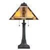 Lampe Navajo Bronze, multicolore 2x60W ELSTEAD LIGHTING QZ-NAVAJO-TL-VB