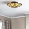 Plafonnier Reed Bronze 2x60W ELSTEAD LIGHTING QZ-REED-F-VB