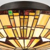 Plafonnier Reed Bronze 2x60W ELSTEAD LIGHTING QZ-REED-F-VB