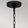 Suspension Teton Noir, acier et marron 5x60W ELSTEAD LIGHTING QZ-TETON-5P-MBK