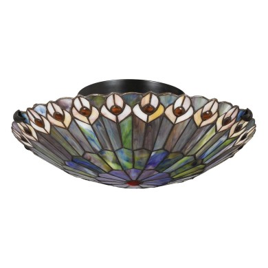 Plafonnier Watkins Bronze 2x60W ELSTEAD LIGHTING QZ-WATKINS-F-VB