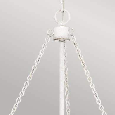 Suspension Waylon Blanc et marron 4x60W ELSTEAD LIGHTING QZ-WAYLON-4P-AWH