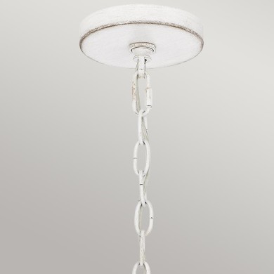 Suspension Waylon Blanc et marron 4x60W ELSTEAD LIGHTING QZ-WAYLON-4P-AWH