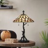 Lampe Whispering Bronze et blanc crème 2x60W ELSTEAD LIGHTING QZ-WHISPERING-TL-VB
