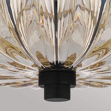 Plafonnier Whitecap Ambré 4x40W ELSTEAD LIGHTING QZ-WHITECAP-SF-M