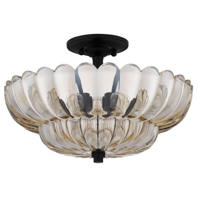 Plafonnier Whitecap Ambré 4x40W ELSTEAD LIGHTING QZ-WHITECAP-SF-M