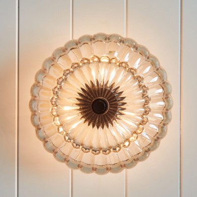 Plafonnier Whitecap Ambré 3x40W ELSTEAD LIGHTING QZ-WHITECAP-SF-S