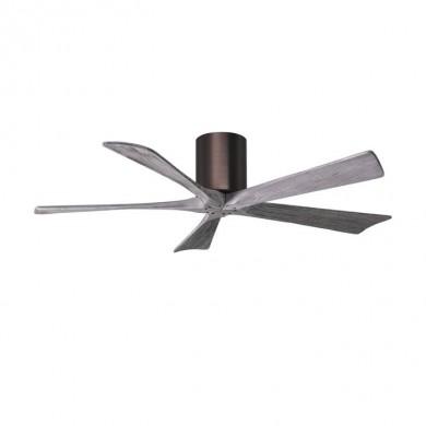 Ventilateur de Plafond Irene-5H 132cm Bronze Brossé Bois Vieilli ATLAS FAN IR5H-BB-BW-52