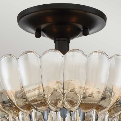 Plafonnier Whitecap Ambré 3x40W ELSTEAD LIGHTING QZ-WHITECAP-SF-S