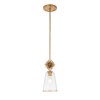 Suspension Staring Doré et transparent 40W ELSTEAD LIGHTING STARING-MP-DG-CLEAR