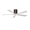 Ventilateur de Plafond Irene-5H 132cm Bronze Huilé Blanc ATLAS FAN IR5H-BB-MWH-52