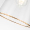 Suspension Staring Doré et transparent 40W ELSTEAD LIGHTING STARING-MP-DG-CLEAR