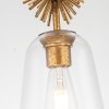 Suspension Staring Doré et transparent 40W ELSTEAD LIGHTING STARING-MP-DG-CLEAR