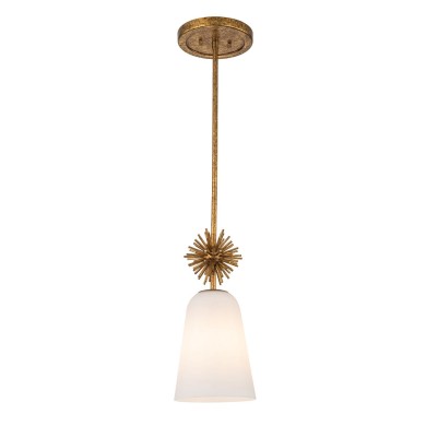 Suspension Staring Doré et opale 40W ELS_STARING-MP-DG-OPAL STARING-MP-DG-OPAL Suspension Staring Doré et opale 40W ELSTEAD LIGHTING STARING-MP-DG-OPAL