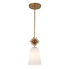 Suspension Staring Doré et opale 40W ELSTEAD LIGHTING STARING-MP-DG-OPAL