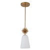 Suspension Staring Doré et opale 40W ELSTEAD LIGHTING STARING-MP-DG-OPAL
