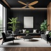 Ventilateur Plafond Plano II 132cm Bronze chêne WiFi CASAFAN 313302W