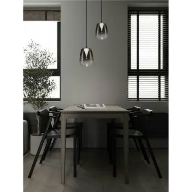 Suspension OBLO 3W LED Gris fumé NOVA LUCE 9009174