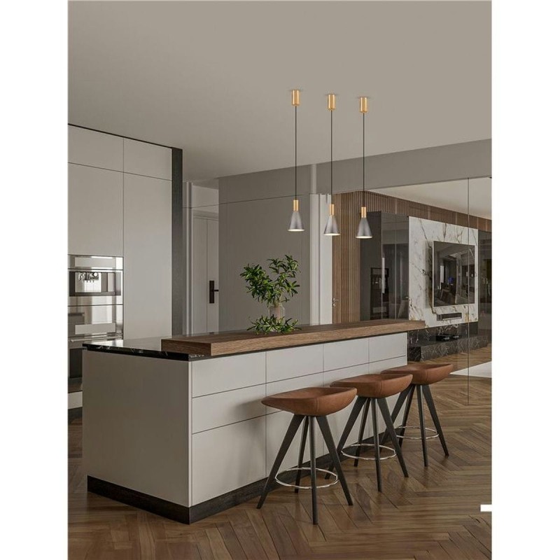 Suspension VOI 8W LED Or, fumé Triangle NL_9236305 9236305 Suspension VOI 8W LED Or, fumé Triangle 9236305