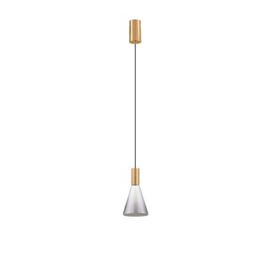 Suspension VOI 8W LED Or, fumé Triangle  9236305