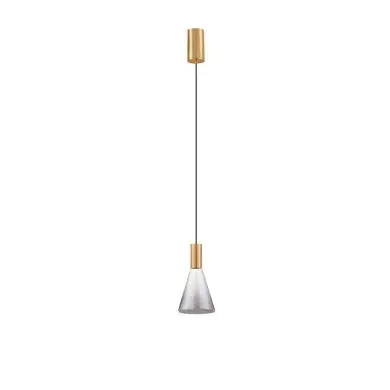 Suspension VOI 8W LED Or, fumé Triangle NOVA LUCE 9236305