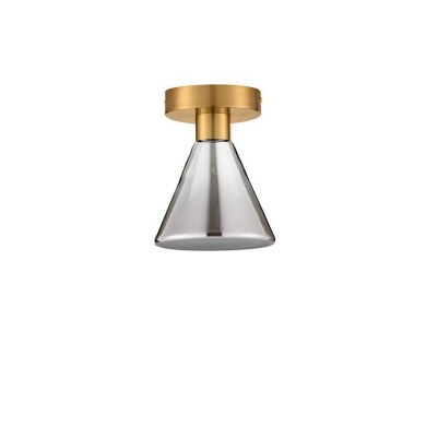 Plafonnier VOI 8W LED Or, fumé  9236311