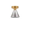 Plafonnier VOI 8W LED Or, fumé  9236311