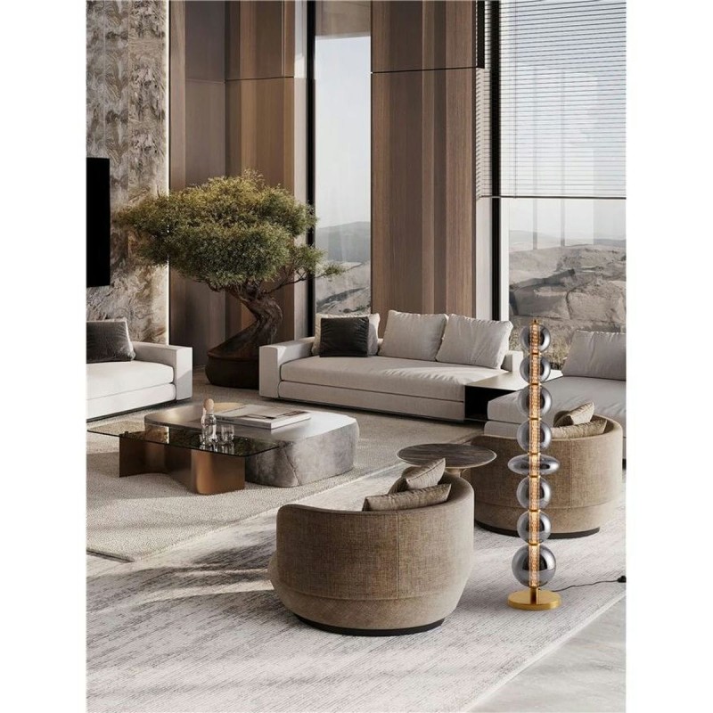 Lampadaire NAVY 37W LED Or, gris NL_9186984 9186984 Lampadaire NAVY 37W LED Or, gris 9186984