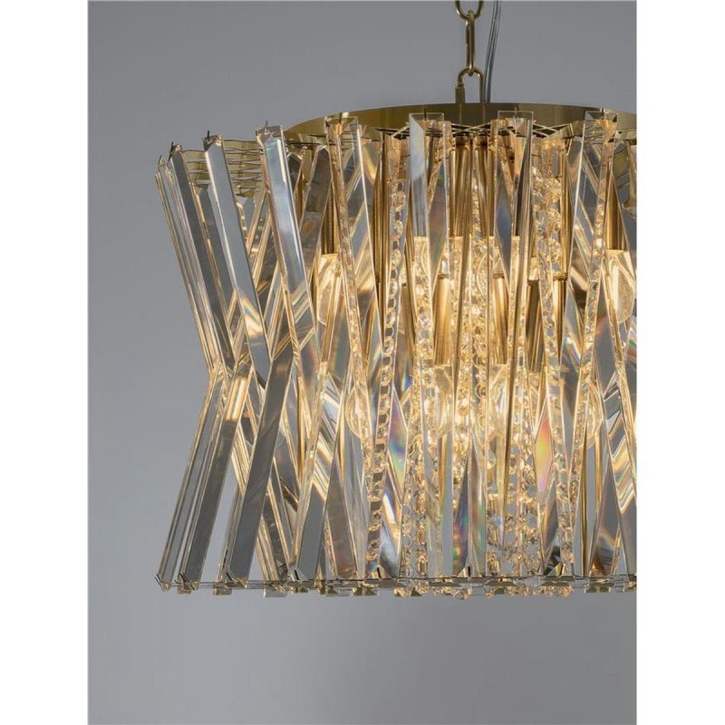 Suspension ESTRELLA 8x5W E14 Lation satiné NL_9180893 9180893 Suspension ESTRELLA 8x5W E14 Lation satiné 9180893