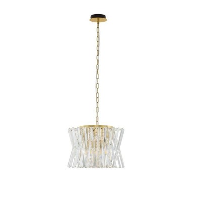 Suspension ESTRELLA 8x5W E14 Lation satiné  9180893