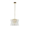 Suspension ESTRELLA 8x5W E14 Lation satiné  9180893