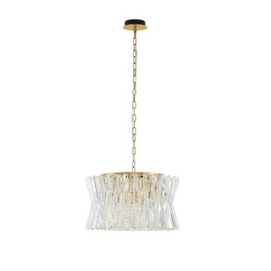 Suspension ESTRELLA 12x5W E14 Lation satiné  9180894