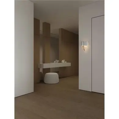 Applique MAGNOLIA 14W E14 Noir, chrome NOVA LUCE 9824060