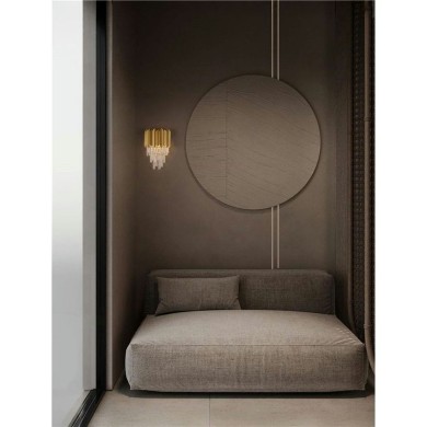 Applique MAGNOLIA 14W E14 Noir, or  9824061