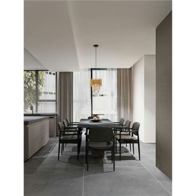 Suspension MAGNOLIA 14W E14 Noir, or  9824084