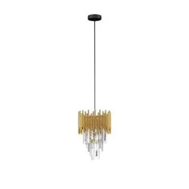 Suspension MAGNOLIA 14W E14 Noir, or NOVA LUCE 9824084